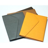 PU leather envelope document /file folder bag